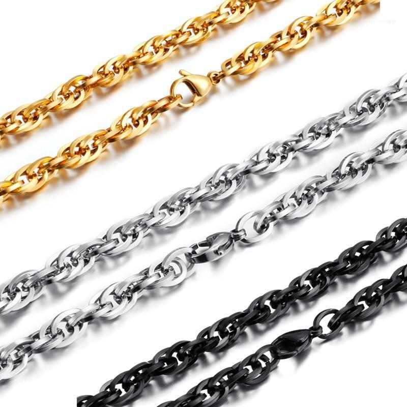 Chains 5/6.5mm Width Titanium Stainless Steel 3 Colors Link Chain Necklace For Men Women Fashion Jewelry1
Chains 5/6.5mm Width Titanium Stainless Steel 3 Colors Link Chain Necklace For Men Women Fashion Jewelry1