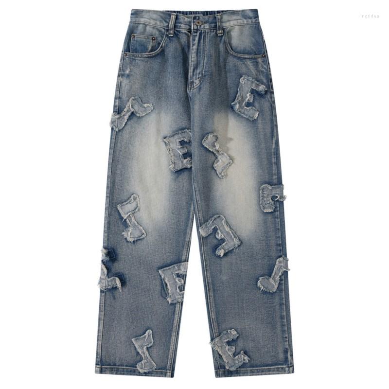 Men's Jeans Letter Stick Embroidery Washing 2023 Autumn And Winter Man Ins High Street Fashion Loose Straight Casual, Blue
Men's Jeans Letter Stick Embroidery Washing 2023 Autumn And Winter Man Ins High Street Fashion Loose Straight Casual, Blue