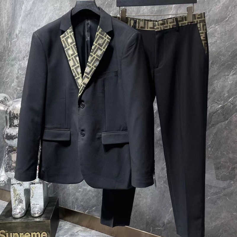 Mens suit luxury designer suits suit 3d embroidered jacket pants two-piece business casual men cardigan jackets trousers, Pants-1
Mens suit luxury designer suits suit 3d embroidered jacket pants two-piece business casual men cardigan jackets trousers, Pants-1