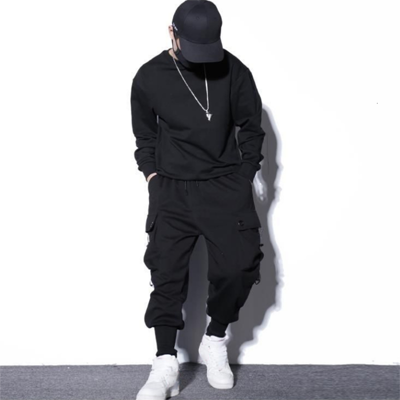 Men's Pants Loose Harem Pants Men Functional Cargo Trouser Hip Hop Outdoor Casual Ankle Length Pants Fashion Streetwear Big Size Men Clothes 2303