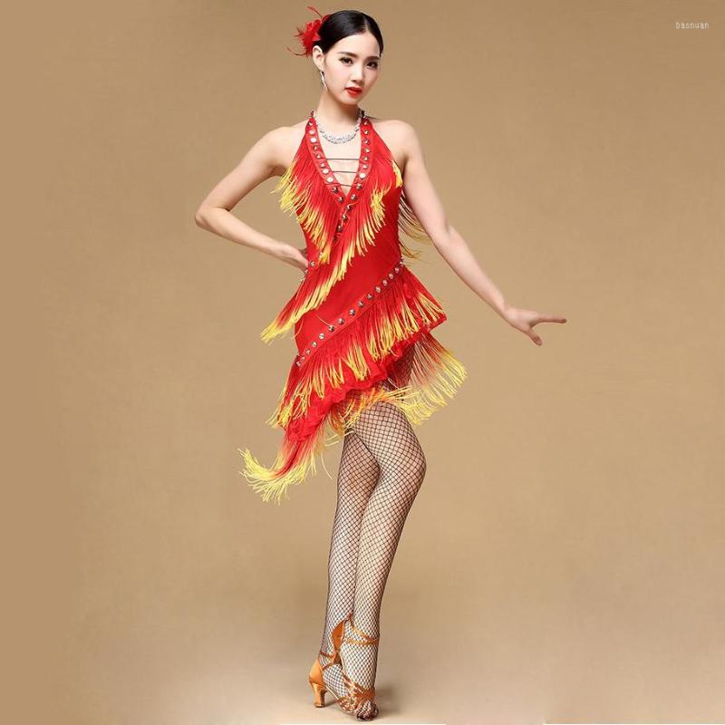 Stage Wear 2023 Performance Ballroom Dancing Salsa Dance Dresses With Tassels Samba Carnival Costumes Latin Dress Women, Red
Stage Wear 2023 Performance Ballroom Dancing Salsa Dance Dresses With Tassels Samba Carnival Costumes Latin Dress Women, Red