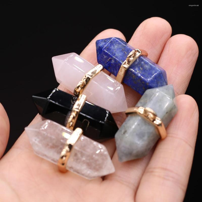 Pendant Necklaces Natural Rose Quartz Hexagonal Prism Shape Necklace Charms For Jewelry Making DIY Earrings Accessories 17x36mm
Pendant Necklaces Natural Rose Quartz Hexagonal Prism Shape Necklace Charms For Jewelry Making DIY Earrings Accessories 17x36mm