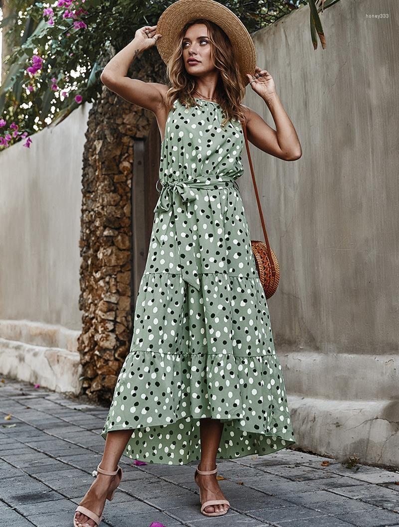 Casual Dresses DGIRL 2023 Summer Wave Point Holiday Style Suspender Dress, Army green
Casual Dresses DGIRL 2023 Summer Wave Point Holiday Style Suspender Dress, Army green