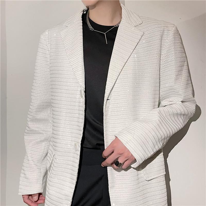 Men's Suits & Blazers 2023 Autumn Korean Style Personality Flash Highlights Design Suit Men Casual Loose Double Layer Composite For -XXL, Light gray
Men's Suits & Blazers 2023 Autumn Korean Style Personality Flash Highlights Design Suit Men Casual Loose Double Layer Composite For -XXL, Light gray
