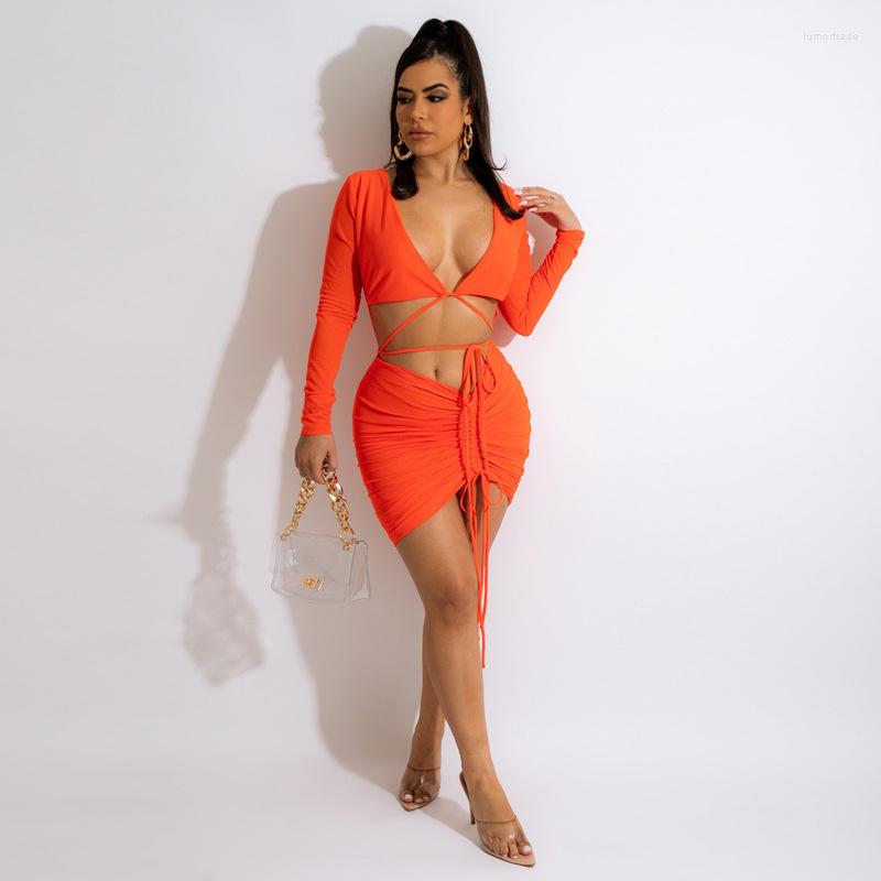 Casual Dresses Zoctuo Woman 2023 Spring Summer Mini Dress Bodycon V-neck Vestidos Clothing Tight Slim Sexy Orange Low Cut Drawstring
Casual Dresses Zoctuo Woman 2023 Spring Summer Mini Dress Bodycon V-neck Vestidos Clothing Tight Slim Sexy Orange Low Cut Drawstring