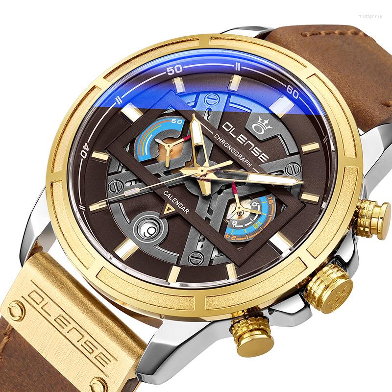 Wristwatches Wholesale OLENSE Brand Fashion Watches Man Wrist Luxury Waterproof Sports Multifunctional Wristwatch For Men Quartz
Wristwatches Wholesale OLENSE Brand Fashion Watches Man Wrist Luxury Waterproof Sports Multifunctional Wristwatch For Men Quartz