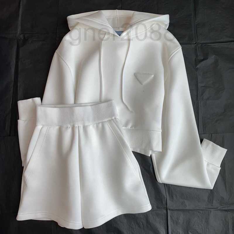 Women' Tracksuits Designer Womens tracksuits suit fashion spring summer casual long-sleeved hoodie shorts two-piece set Clothing Size -L L04G, White 
Women' Tracksuits Designer Womens tracksuits suit fashion spring summer casual long-sleeved hoodie shorts two-piece set Clothing Size -L L04G, White