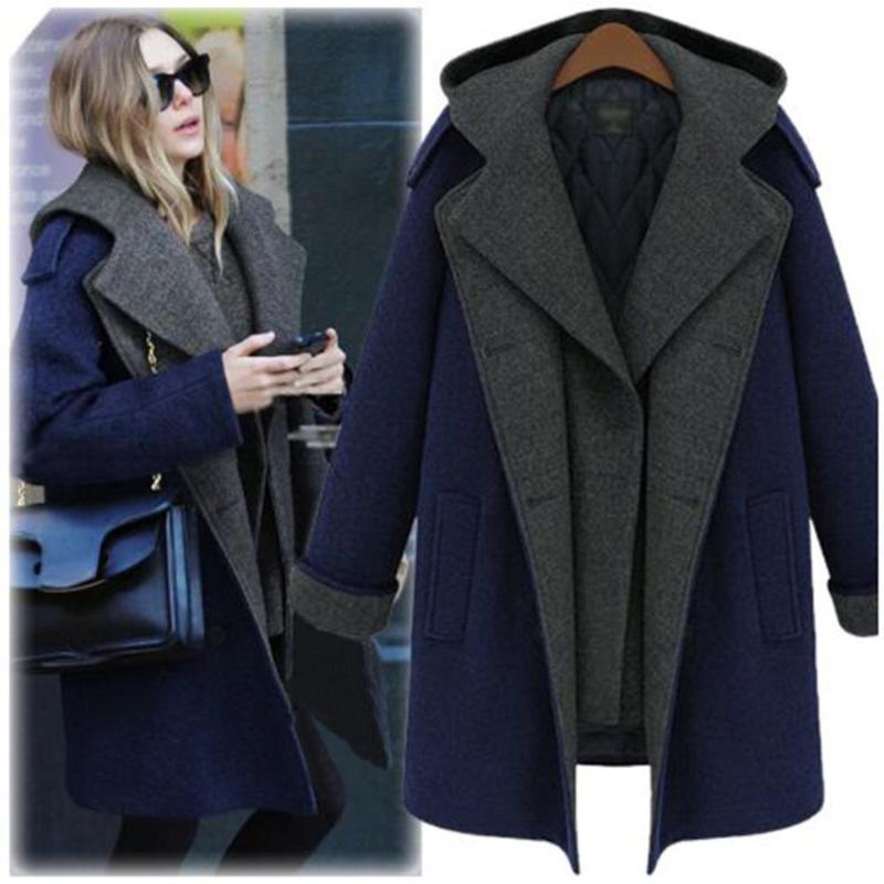 Women' Wool & Blends Thick Warm Coat Winter Jeckets Tops Double-Breasted Turn-down Collar Windbreaker 2023, Blue
Women' Wool & Blends Thick Warm Coat Winter Jeckets Tops Double-Breasted Turn-down Collar Windbreaker 2023, Blue