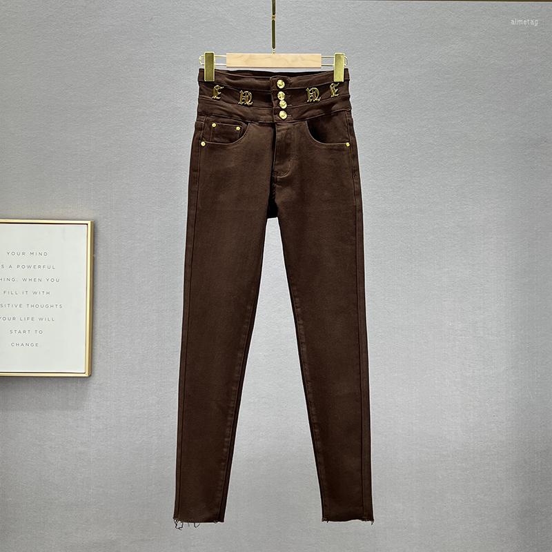 Women's Jeans 2023 Winter Elastic Slim High Waisted For Women's Metal Decorative Velvet Soft All-Matching Skinny Cropped Denim Pants, Beige
Women's Jeans 2023 Winter Elastic Slim High Waisted For Women's Metal Decorative Velvet Soft All-Matching Skinny Cropped Denim Pants, Beige