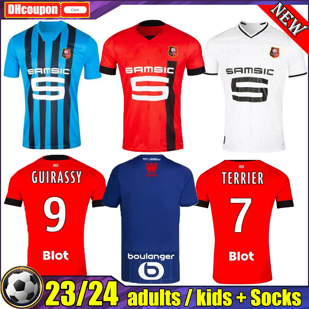 CAMAVINGA 22 23 soccer jerseys Rennes 120th Anniversary Stade Rennais 2022 2023 BOURIGEAUD NIANG DOKU HUNOU Men kids kits Maillots Camisetas De Futbol, 01
CAMAVINGA 22 23 soccer jerseys Rennes 120th Anniversary Stade Rennais 2022 2023 BOURIGEAUD NIANG DOKU HUNOU Men kids kits Maillots Camisetas De Futbol, 01