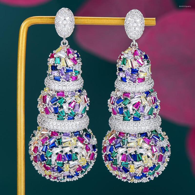 Dangle Earrings SORAMOORE Luxury Original Design Shiny Big For Women Fine Jewelry Full CZ Bridal Wedding GIFT 2023
Dangle Earrings SORAMOORE Luxury Original Design Shiny Big For Women Fine Jewelry Full CZ Bridal Wedding GIFT 2023