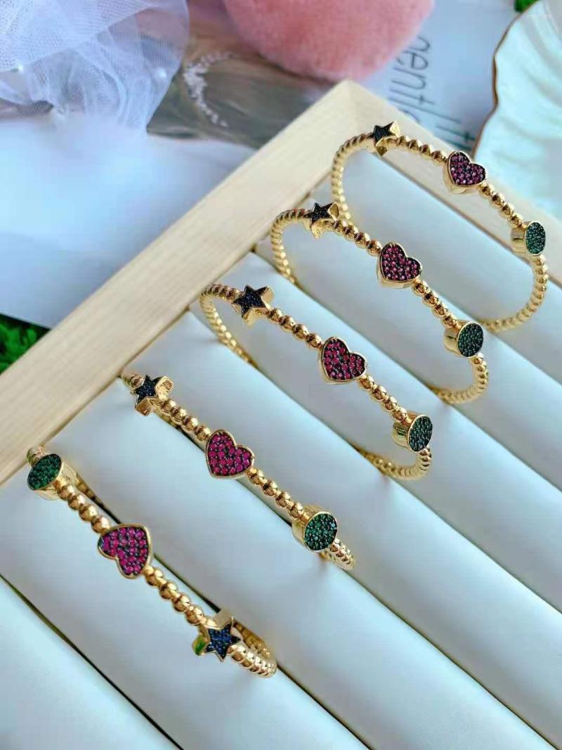 Bangle Fashion Trendy Zircon Bracelet Cuff Jewelry Multi Color Rainbow Enamel For Women
Bangle Fashion Trendy Zircon Bracelet Cuff Jewelry Multi Color Rainbow Enamel For Women