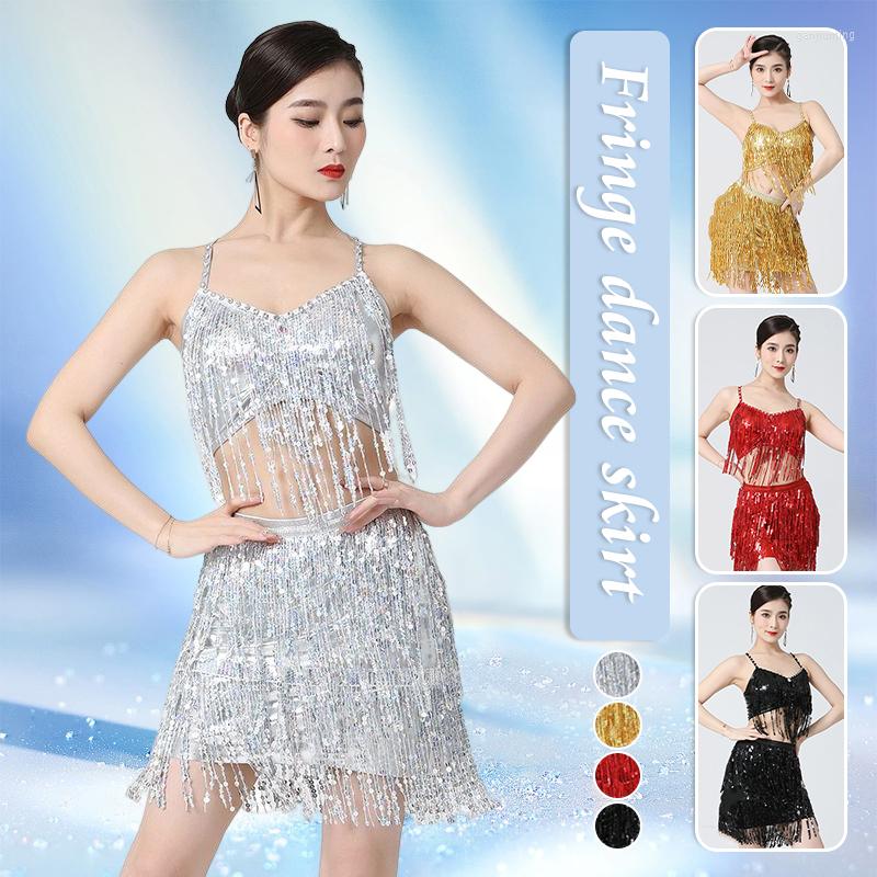 Stage Wear Women Sequins Belly Dance Tops Dress Suit Outfit Performance Costume Tassel Skirt Jazz Pole Dancing
Stage Wear Women Sequins Belly Dance Tops Dress Suit Outfit Performance Costume Tassel Skirt Jazz Pole Dancing