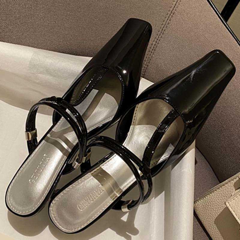 Two Wear High Heels Ladies Sandals New Fashion Female Casual Outdoor Slides Slippers Slip on Women Mules Lady Pumps Shoes 0316, White
Two Wear High Heels Ladies Sandals New Fashion Female Casual Outdoor Slides Slippers Slip on Women Mules Lady Pumps Shoes 0316, White