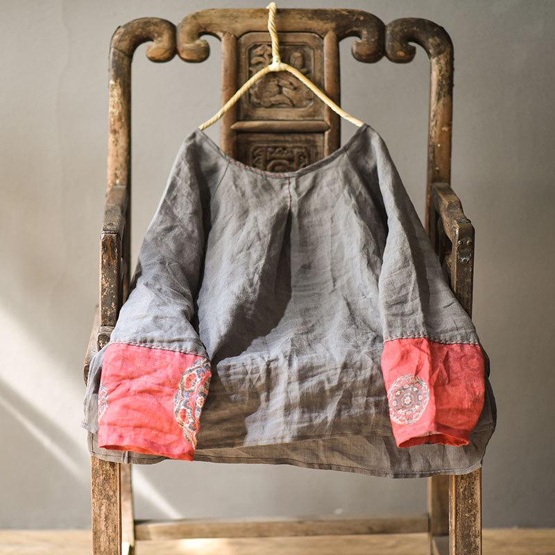 Women's Blouses & Shirts Neck Women Shirt Cotton Linen Original Patchwork Vintage Embroidery 2023 Spring Autumn Loose Casual Long-Sleeved To
Women's Blouses & Shirts Neck Women Shirt Cotton Linen Original Patchwork Vintage Embroidery 2023 Spring Autumn Loose Casual Long-Sleeved To