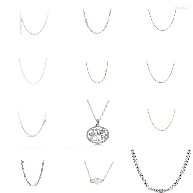 Chains 925 Sterling Silver Necklace Signature Anchor Chain Link Pan For Women Wedding Party Gift
Chains 925 Sterling Silver Necklace Signature Anchor Chain Link Pan For Women Wedding Party Gift