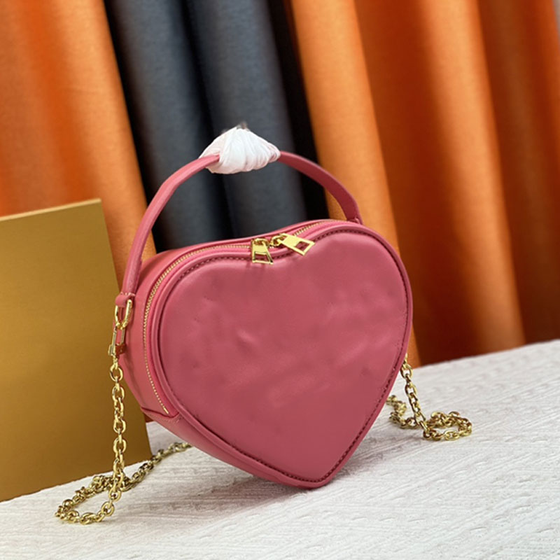 Heart Shaped Bag New Classic Chain Bags Women Handbag Real Leather Small Totes Purse Crossbody Shoulder Bags Zipper Clutch Embroidery Letter Old Flower Wallet
Heart Shaped Bag New Classic Chain Bags Women Handbag Real Leather Small Totes Purse Crossbody Shoulder Bags Zipper Clutch Embroidery Letter Old Flower Wallet