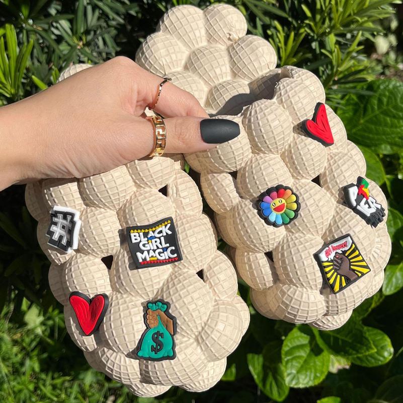 Slippers Unisex Summer Women Outdoor With Stickers Bubble Fashion Designer Sandals 35-48, Beige
Slippers Unisex Summer Women Outdoor With Stickers Bubble Fashion Designer Sandals 35-48, Beige