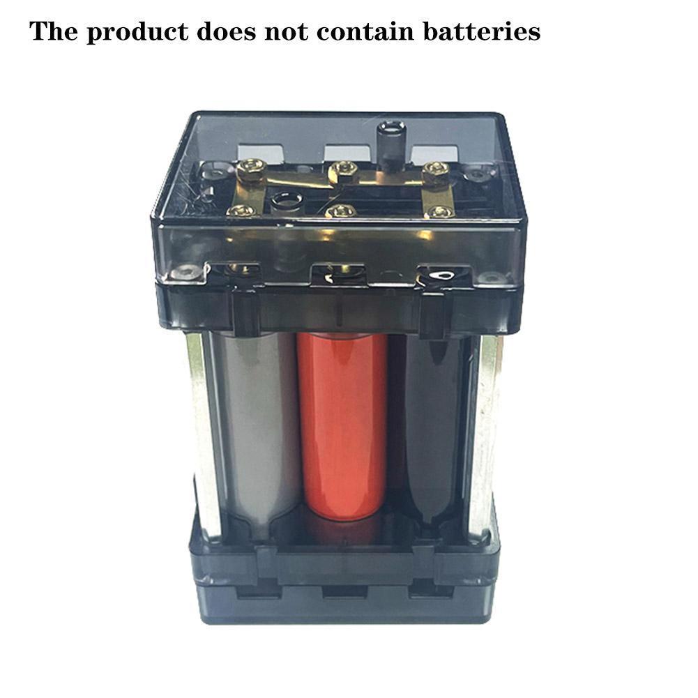 21700 18650 ABS Power Bank Cases 3X2 4X2 18650 DIY Storage Hard Box Case 4 Slot 3 Batteries Battery Holder With Container P C7Y9