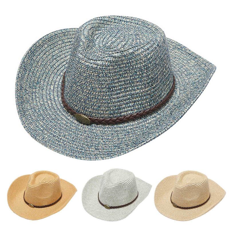 Berets Hollow Out Men Straw Hat Western Cowboy Beach Cap Solid Color Unisex Shading Hand Made Fashion Summer Fishing Hiking HatBerets, Beige
Berets Hollow Out Men Straw Hat Western Cowboy Beach Cap Solid Color Unisex Shading Hand Made Fashion Summer Fishing Hiking HatBerets, Beige