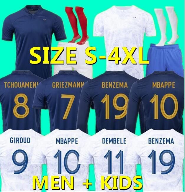 Maillots de football 2022 French Soccer Jerseys Francia BENZEMA Football shirts MBAPPE GRIEZMANN GUENDOUZI kante maillot foot shirt hommes enfants MEN kids ZZ, 22/23
Maillots de football 2022 French Soccer Jerseys Francia BENZEMA Football shirts MBAPPE GRIEZMANN GUENDOUZI kante maillot foot shirt hommes enfants MEN kids ZZ, 22/23