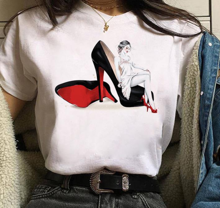 RETAIL Plus Size S-3XL T Shirt Women's T-shirt Summer Fashion White Tee Letter Printed Short Sleeve Tops Loose Clothing, Er3658-24
RETAIL Plus Size S-3XL T Shirt Women's T-shirt Summer Fashion White Tee Letter Printed Short Sleeve Tops Loose Clothing, Er3658-24