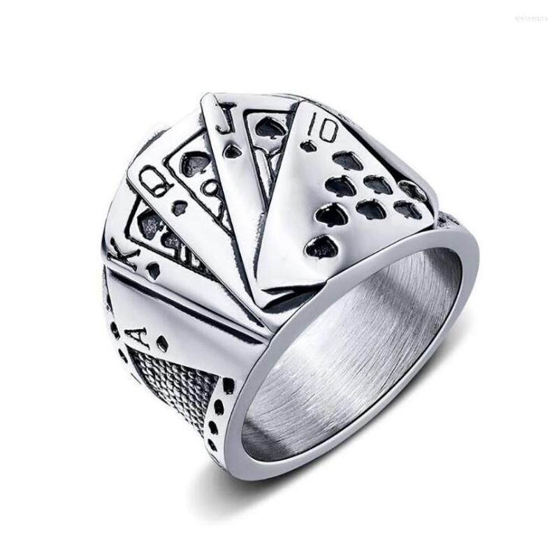 Wedding Rings Retro Vintage Stainless Steel Poker Games Casino Cocktail Party Biker Graduation Office Anniversary Ring 7-12
Wedding Rings Retro Vintage Stainless Steel Poker Games Casino Cocktail Party Biker Graduation Office Anniversary Ring 7-12