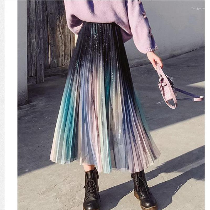 Skirts 2023 Spring Gradient Fairy Pleated Skirt Elastic High Waist Thin Leisure Temperament Loose Women Long, Green
Skirts 2023 Spring Gradient Fairy Pleated Skirt Elastic High Waist Thin Leisure Temperament Loose Women Long, Green