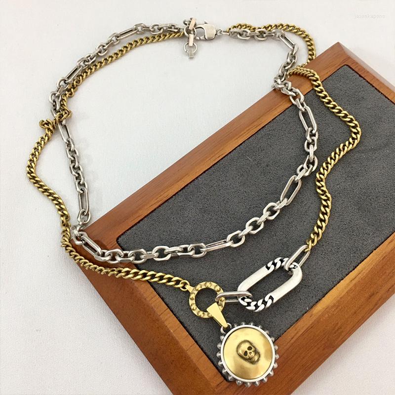 Chains Holiday Trend Brand Hip Hop Rock Jewelry Men & Women Vintage Personality Patchwork Chain Skull Necklace Concert Party Accessory
Chains Holiday Trend Brand Hip Hop Rock Jewelry Men & Women Vintage Personality Patchwork Chain Skull Necklace Concert Party Accessory