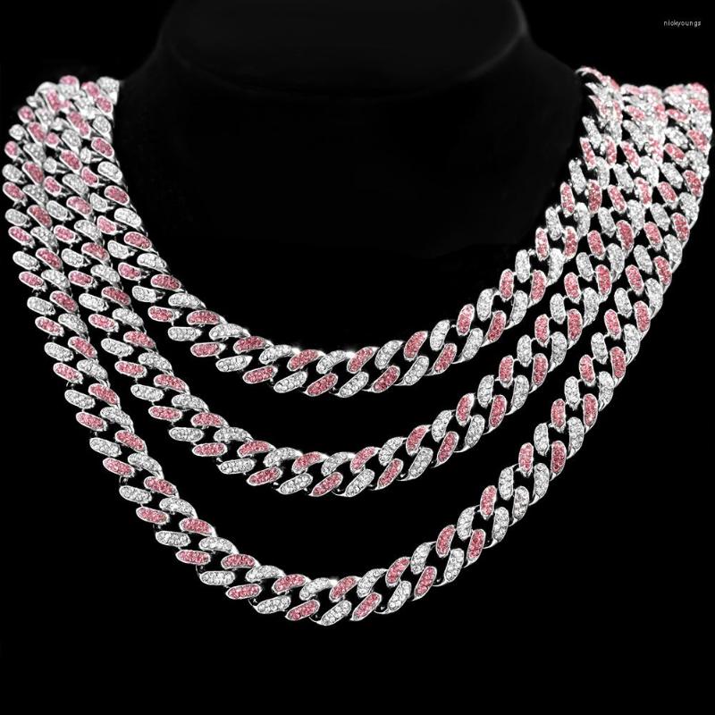 Chains Luxury Bling Rhinestone Pink Cuban Link Chain Necklace Choker For Women Iced Out Crystal Chunky Punk Jewelry Gift
Chains Luxury Bling Rhinestone Pink Cuban Link Chain Necklace Choker For Women Iced Out Crystal Chunky Punk Jewelry Gift