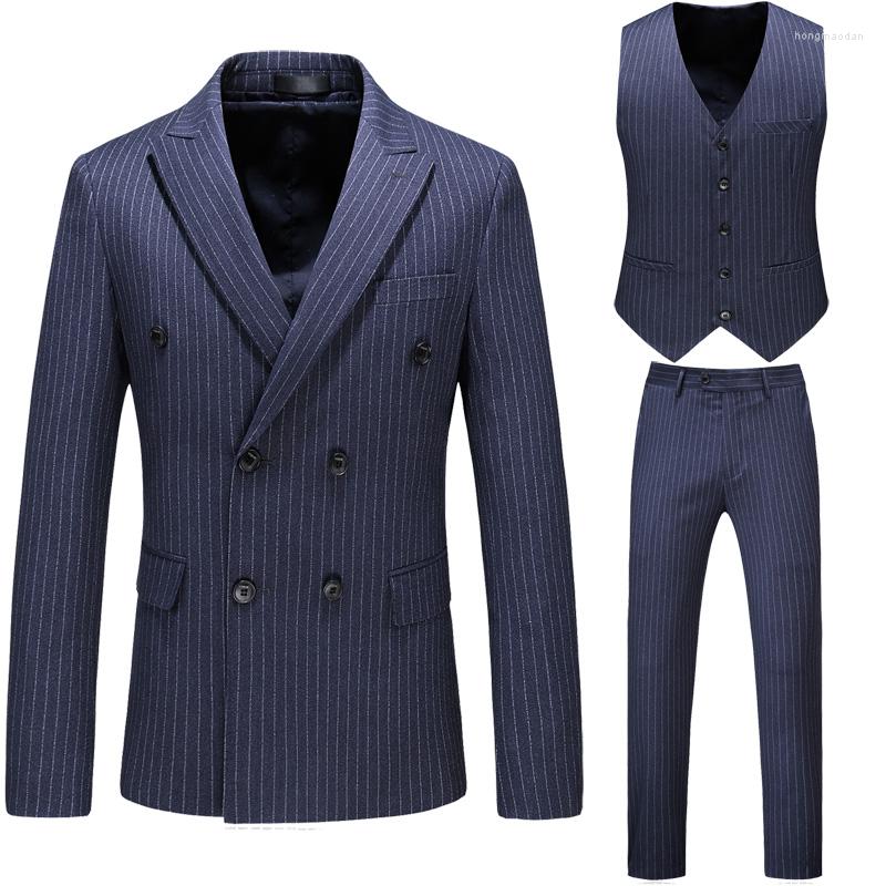Men's Suits Men's Slim Suit Double-breasted Luxury Formal Business Casual Jacket Vest Three-piece, Pale blue
Men's Suits Men's Slim Suit Double-breasted Luxury Formal Business Casual Jacket Vest Three-piece, Pale blue