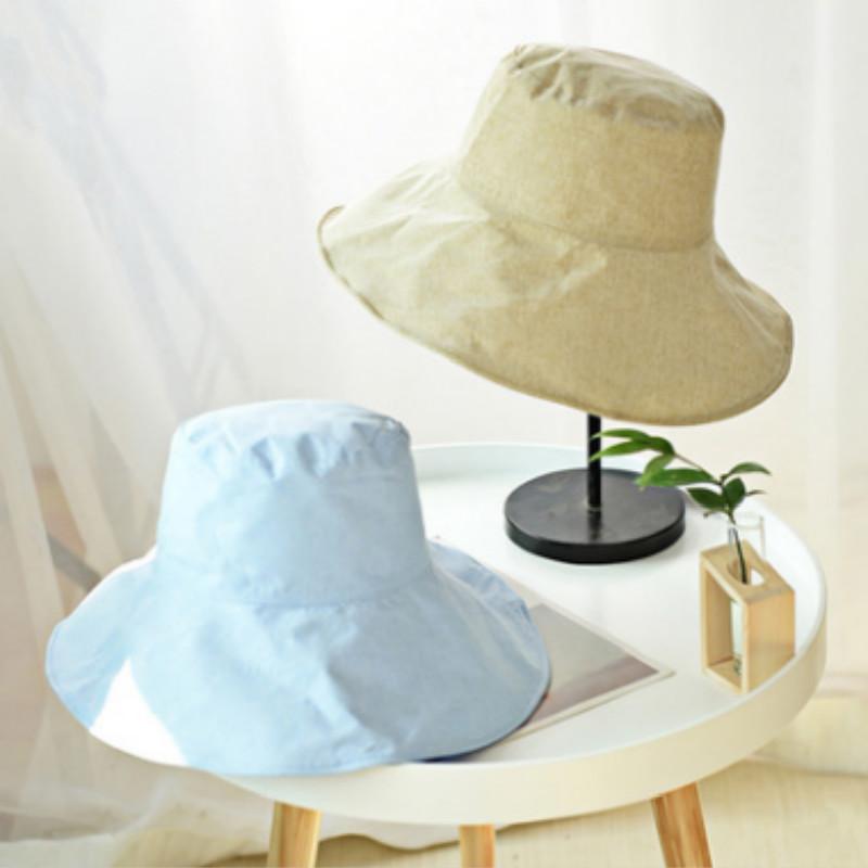 Wide Brim Hats Foldable Reversible Sun Hat For Women Korean Cap Female Bucket Outdoor Sunscreen Vacation Beach Sunhat, Navy
Wide Brim Hats Foldable Reversible Sun Hat For Women Korean Cap Female Bucket Outdoor Sunscreen Vacation Beach Sunhat, Navy
