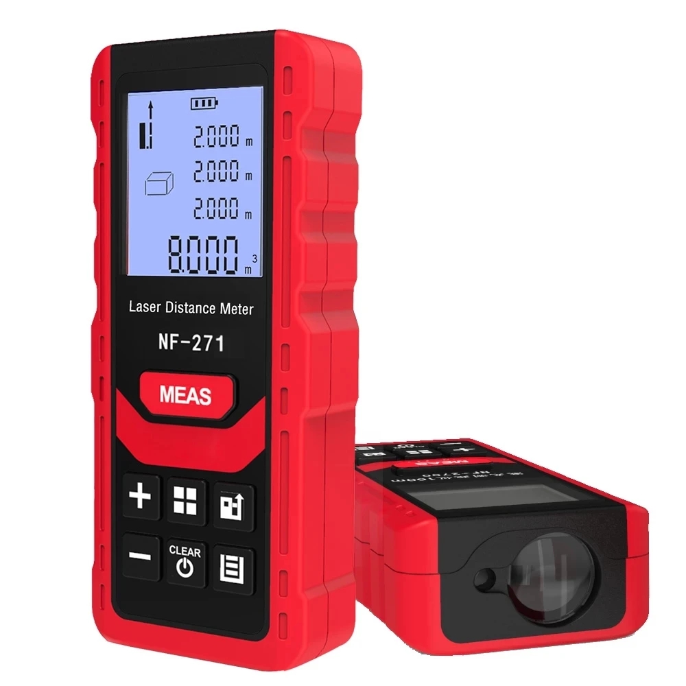 Noyafa 50M 70M Laser Distance Meter NF-271 Electronic Laser Digital Rangefinder Ruler Range Finder Measuring Tape Device
Noyafa 50M 70M Laser Distance Meter NF-271 Electronic Laser Digital Rangefinder Ruler Range Finder Measuring Tape Device