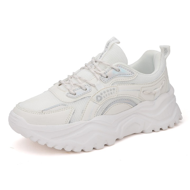 Casual shoes Spring new thick soles increase popular sports dad shoes Women's fashion versatile breathable single shoe soft soles 015
Casual shoes Spring new thick soles increase popular sports dad shoes Women's fashion versatile breathable single shoe soft soles 015