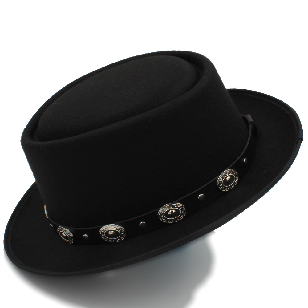 Wide Brim Hats Bucket Hats Women Men Pork Pie Hat Dad Wool Flat Fedora Hat For Lady Gentleman Gambler Boater Trilby Hat Size 58CM 230316, Coffee
Wide Brim Hats Bucket Hats Women Men Pork Pie Hat Dad Wool Flat Fedora Hat For Lady Gentleman Gambler Boater Trilby Hat Size 58CM 230316, Coffee