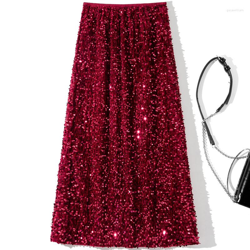 Skirts Fashion Brand Women' Club Style Sequin Hip Skirt Original Designer High Waist Quality Solid Color Sexy, Red
Skirts Fashion Brand Women' Club Style Sequin Hip Skirt Original Designer High Waist Quality Solid Color Sexy, Red