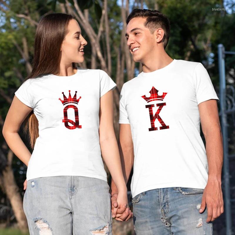 Women's T Shirts Summer Fashion All-match Couple Clothes Men Women Funny Shirt KQ Printed Black Daily Tee Tops Cotton Lover Short Sleeve, Red 2
Women's T Shirts Summer Fashion All-match Couple Clothes Men Women Funny Shirt KQ Printed Black Daily Tee Tops Cotton Lover Short Sleeve, Red 2