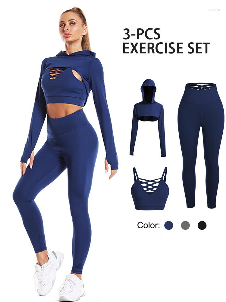 Active Sets ATHVOTAR 3 Piece Set Women Sport Yoga Breathable Sports Bra Leggings Suit Athletic For Gym, Black
Active Sets ATHVOTAR 3 Piece Set Women Sport Yoga Breathable Sports Bra Leggings Suit Athletic For Gym, Black