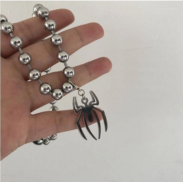 Pendant Necklaces Goth Vintage Metal Spider Silver Color Steel Ball Chain Short Choker Aesthetic Jewelry For Women Bijoux Femme
Pendant Necklaces Goth Vintage Metal Spider Silver Color Steel Ball Chain Short Choker Aesthetic Jewelry For Women Bijoux Femme