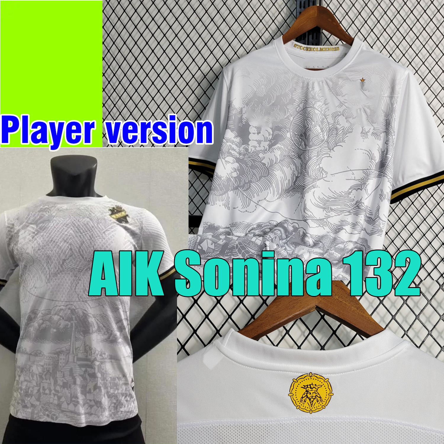 2023 AIK Sonina 132nd Anniversary 132-year SOCCER jerseys special FISCHER HUSSEIN OTIENO GUIDETTI HALITI history 23 24 jersey football shirts 99899, Aik sonina 132nd fans
2023 AIK Sonina 132nd Anniversary 132-year SOCCER jerseys special FISCHER HUSSEIN OTIENO GUIDETTI HALITI history 23 24 jersey football shirts 99899, Aik sonina 132nd fans