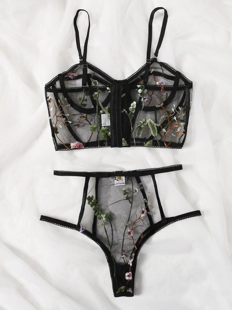 Bras Sets Sexy Lingerie Flower Embroidery For Women Naughty Plus Size G-string Thong Underwear Sleepwear Lenceria Para Damas, Black
Bras Sets Sexy Lingerie Flower Embroidery For Women Naughty Plus Size G-string Thong Underwear Sleepwear Lenceria Para Damas, Black