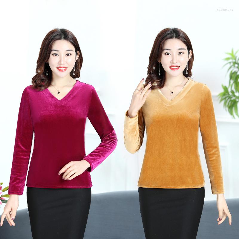 Women's T Shirts Elegant V-neck 5XL Tee Women Chic Buckle Drawstring Tops Spring Long Sleeve T-Shirt Buttons Slim Pullover, Coffee
Women's T Shirts Elegant V-neck 5XL Tee Women Chic Buckle Drawstring Tops Spring Long Sleeve T-Shirt Buttons Slim Pullover, Coffee