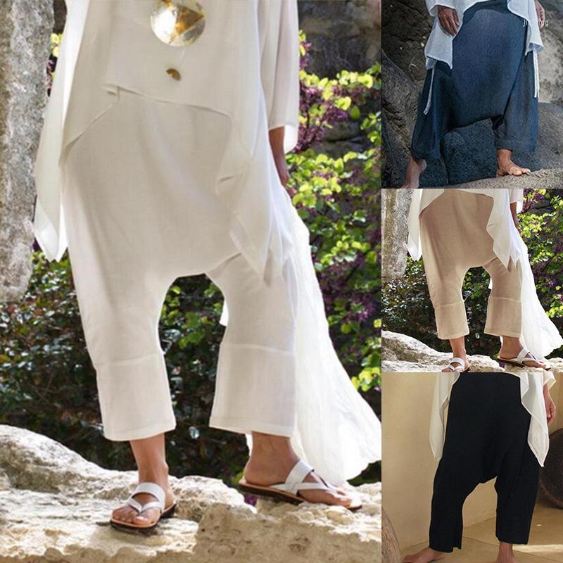 Women' Pants Women Harem Wide Leg Female Trousers Casual Spring Summer Loose Cotton Linen Overalls Plus Size -5XL, Black
Women' Pants Women Harem Wide Leg Female Trousers Casual Spring Summer Loose Cotton Linen Overalls Plus Size -5XL, Black