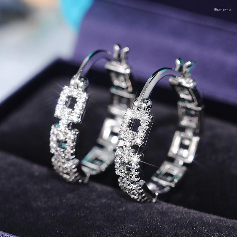 Hoop Earrings CAOSHI Luxury Female Trendy Shiny Crystal Zirconia Link Design High-quality Jewelry Gift Party Accessories
Hoop Earrings CAOSHI Luxury Female Trendy Shiny Crystal Zirconia Link Design High-quality Jewelry Gift Party Accessories