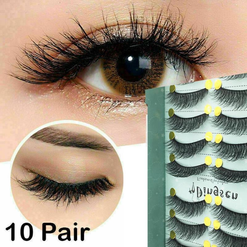 False Eyelashes 10 Pairs 3D Soft Eyelash Faux Min Extension Natural Messy Wispy Fluffy Fake Lashes Make Up Tools
False Eyelashes 10 Pairs 3D Soft Eyelash Faux Min Extension Natural Messy Wispy Fluffy Fake Lashes Make Up Tools
