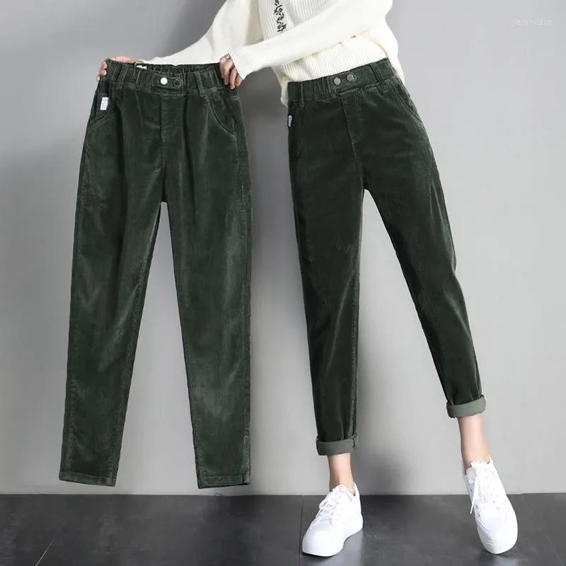 Women's Pants 2023 Causal Corduroy Women Autumn Elastic Waist Loose Solid Color Office Ladies Harem Trousers Female Pant K195, Black
Women's Pants 2023 Causal Corduroy Women Autumn Elastic Waist Loose Solid Color Office Ladies Harem Trousers Female Pant K195, Black