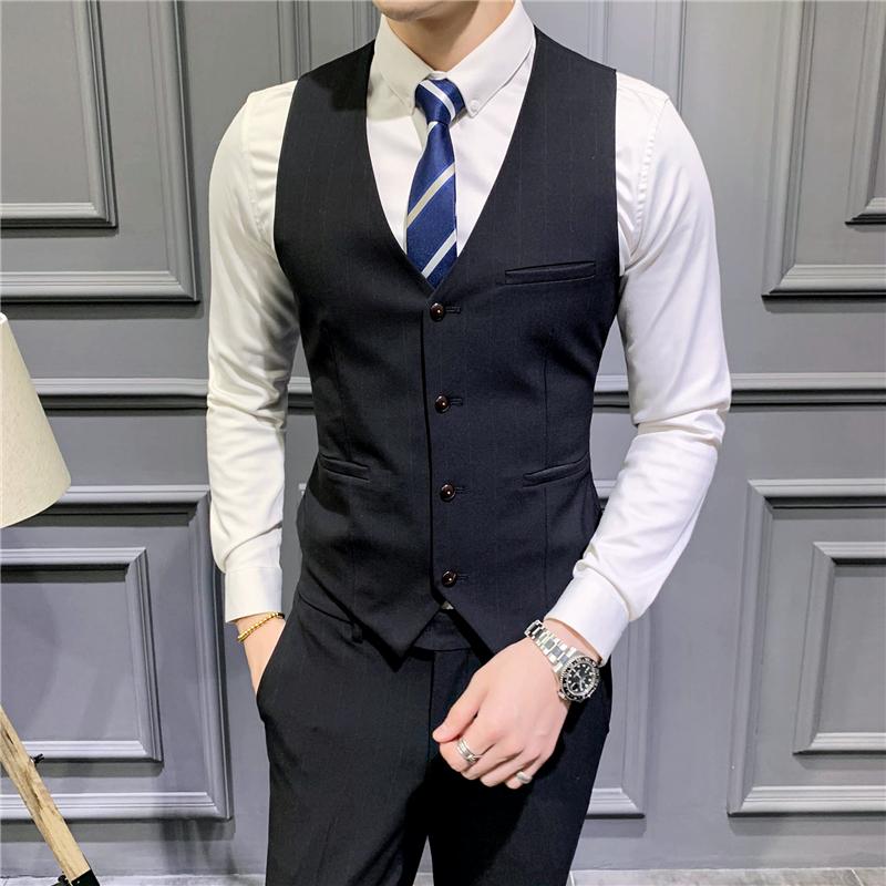 Men' Vests Fashion Suit Vest Men Striped Formal Dress Slim Fit Sleeveless Jacket Male Business Wedding Waistcoat Plus Size 5XL, Black
Men' Vests Fashion Suit Vest Men Striped Formal Dress Slim Fit Sleeveless Jacket Male Business Wedding Waistcoat Plus Size 5XL, Black