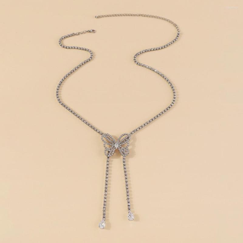 Pendant Necklaces Ladies Necklace Elegant Hypoallergenic Decorative Bling Rhinestone Butterflies Long Chain Women For Dating
Pendant Necklaces Ladies Necklace Elegant Hypoallergenic Decorative Bling Rhinestone Butterflies Long Chain Women For Dating