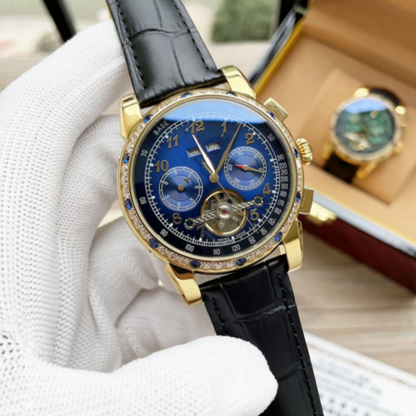 PP Men's Mechanical Watch Automatic Leisure Business Fashion Sapphire Mirror Large Flywheel Watch vvvv
PP Men's Mechanical Watch Automatic Leisure Business Fashion Sapphire Mirror Large Flywheel Watch vvvv