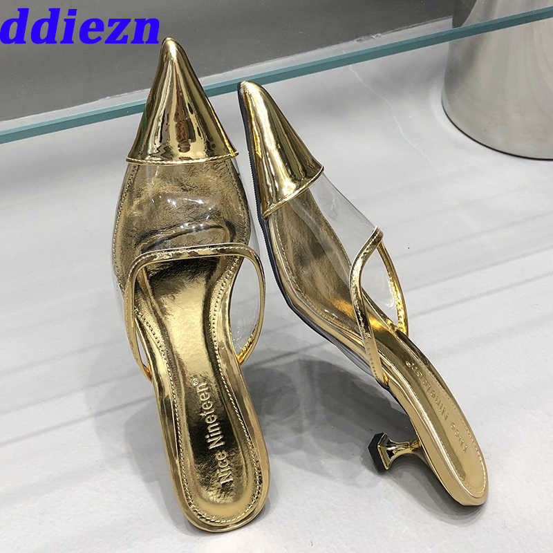 Women Pumps Heels Mules Shoes 2023 Designer Fashion Transparent Female Shallow Pointed Toe Ladies Heeled Shoes Sandals Slides 0316, Gold
Women Pumps Heels Mules Shoes 2023 Designer Fashion Transparent Female Shallow Pointed Toe Ladies Heeled Shoes Sandals Slides 0316, Gold